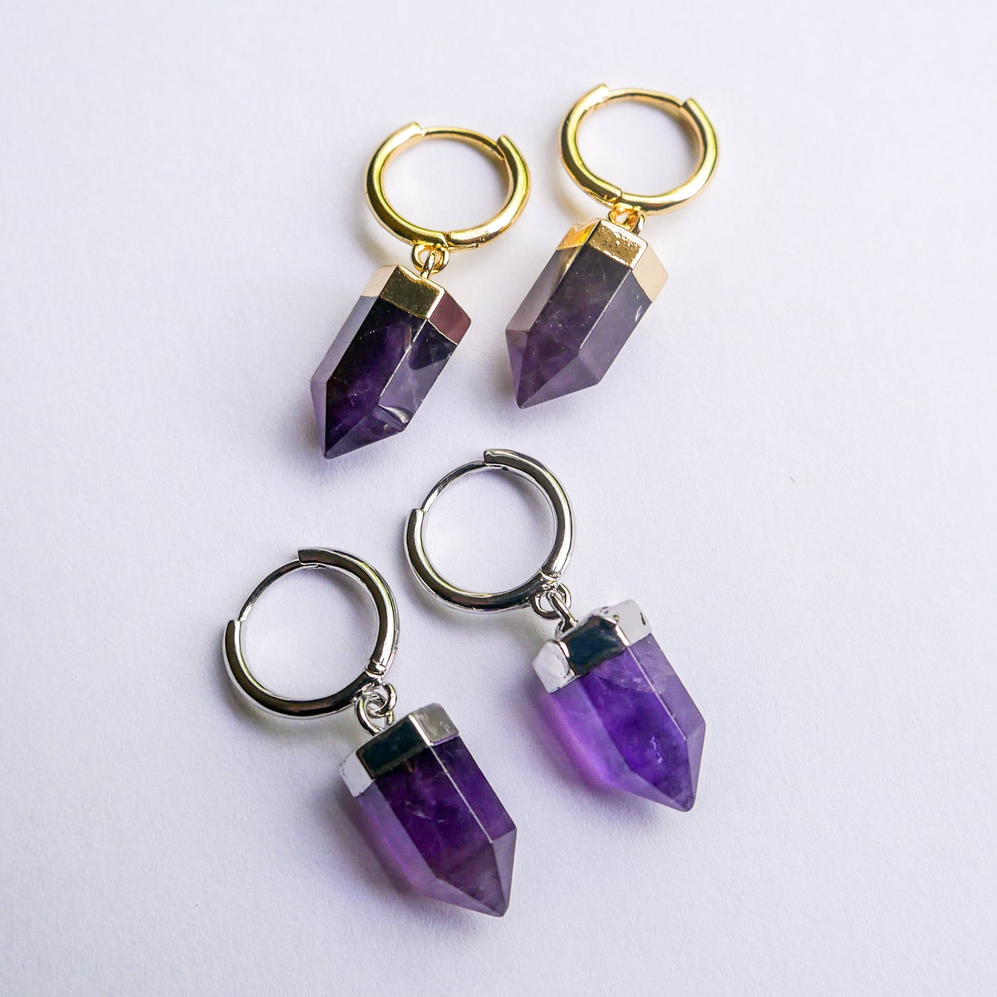 Intuitive Amethyst Necklace and Earring Bundle