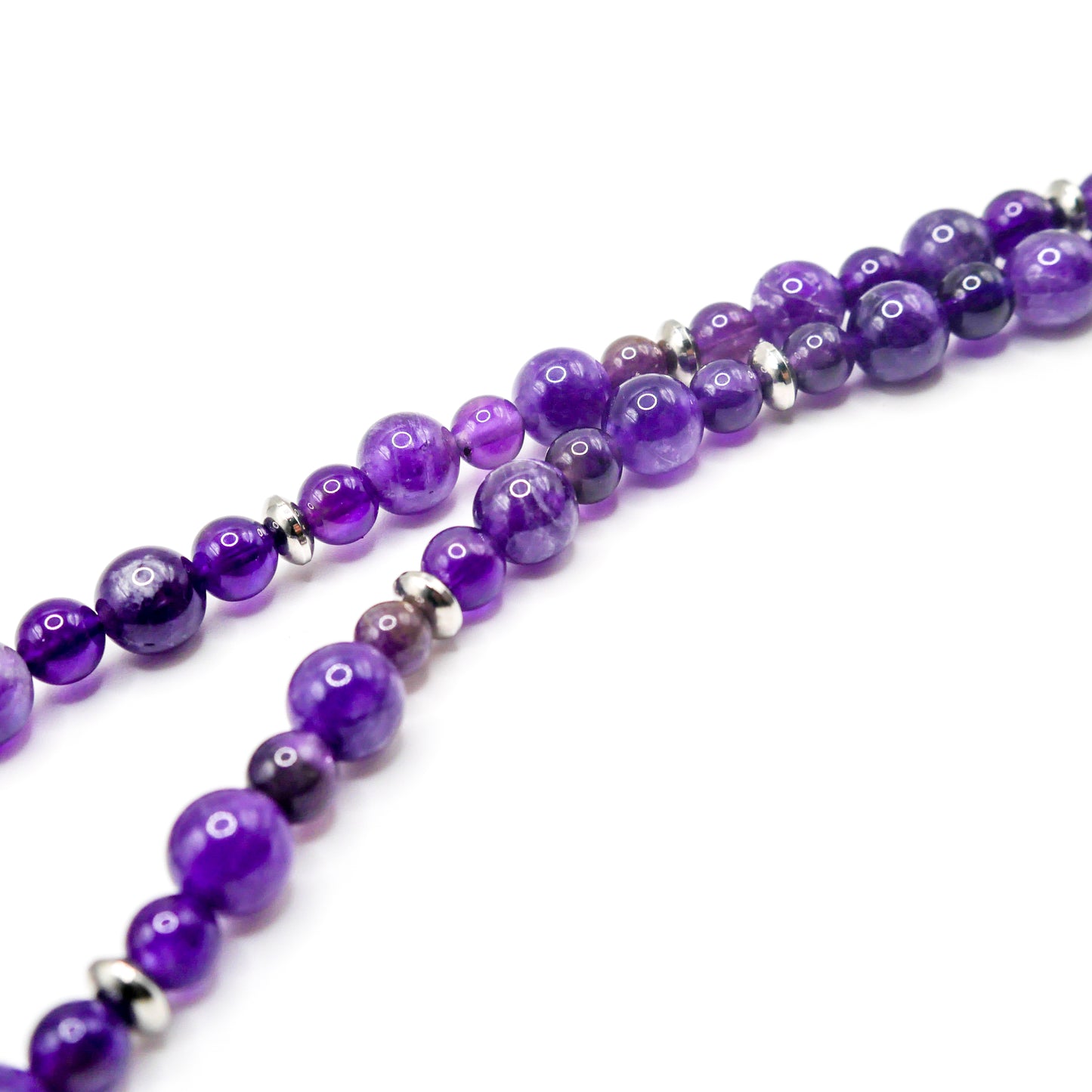 Heart Amethyst Choker Necklace