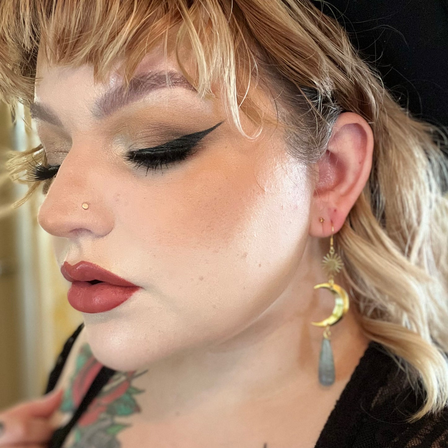 Moonage Daydream Labradorite Earrings