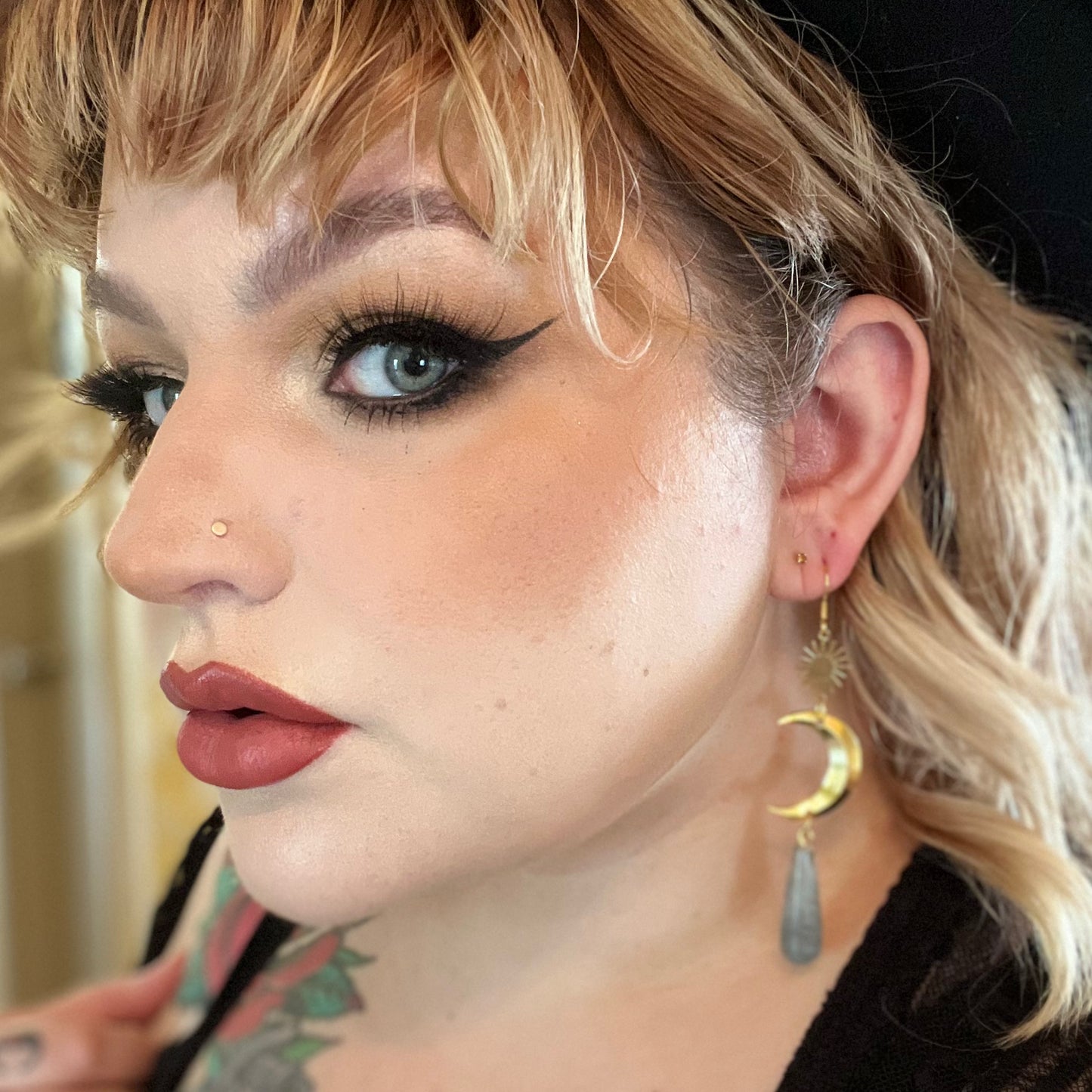 Moonage Daydream Labradorite Earrings